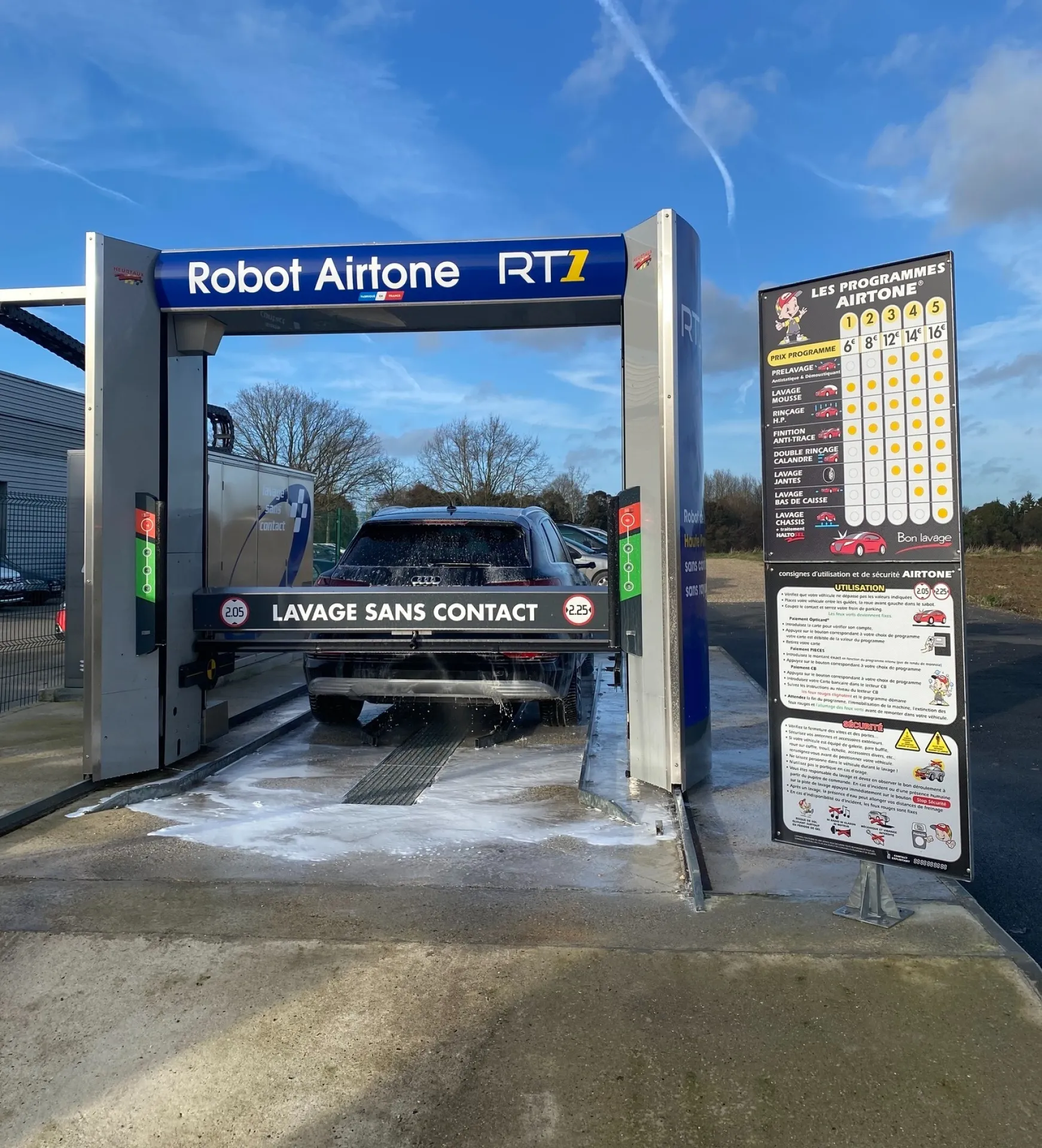 Station de lavage sans brosse près de Lillebonne : lavage sans contact dès 6 euros
