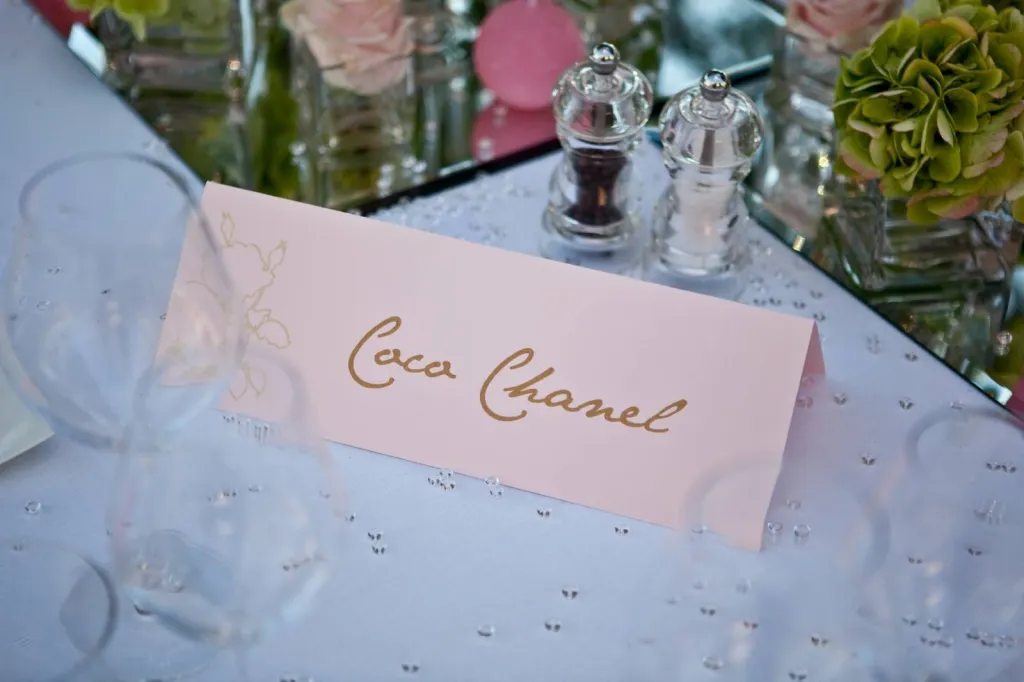 Marque-place de mariage 