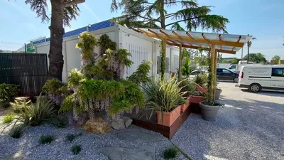 Aménagements paysagers de la salle de réunion à Nice