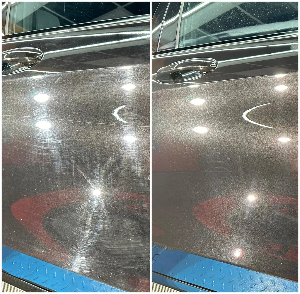 Detailing auto rénovation carrosserie lyon traitement céramique Mercedes C63 AMG