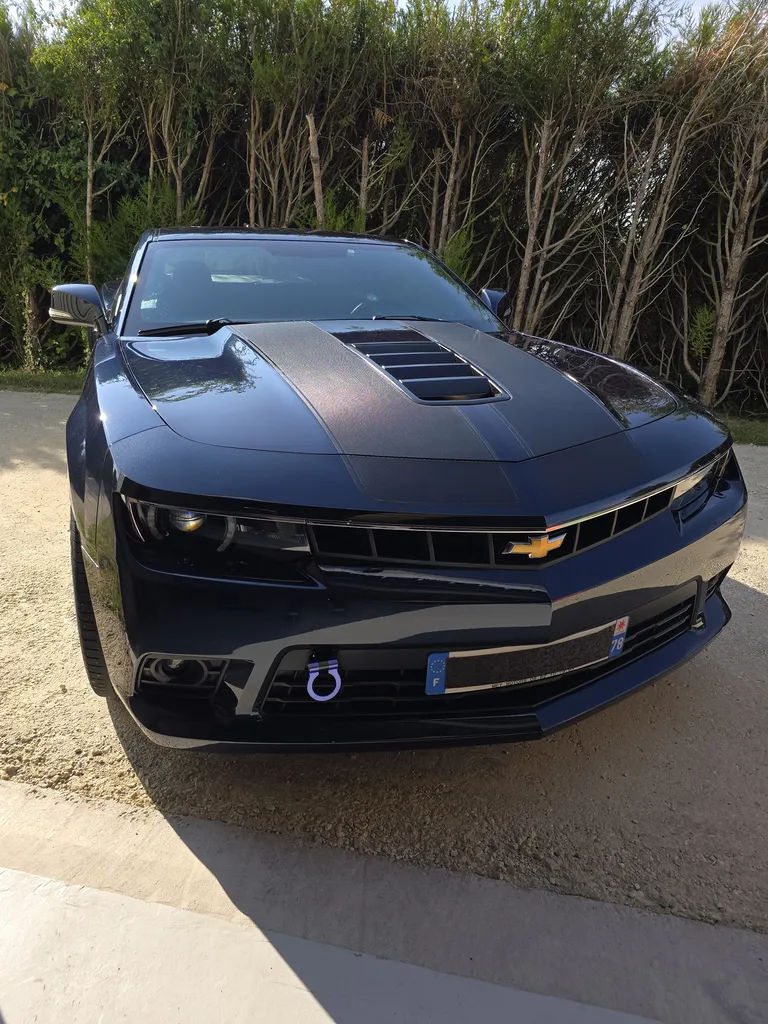 Chevrolet Camaro V8 2015 : detailing, polissage et cire haute brillance