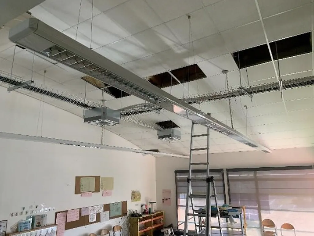 Installation climatisation performante avec VRV multisplit et centralisation pour établissement scolaire moderne à Clermont-l’Hérault