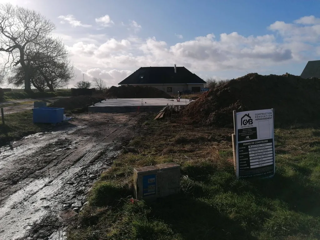 Construction maison individuelle avec comble aménageable à Senneville sur Fécamp près de Fécamp