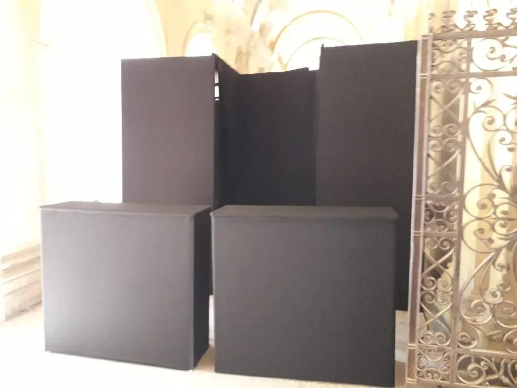 Location cloison habillage coton gratté