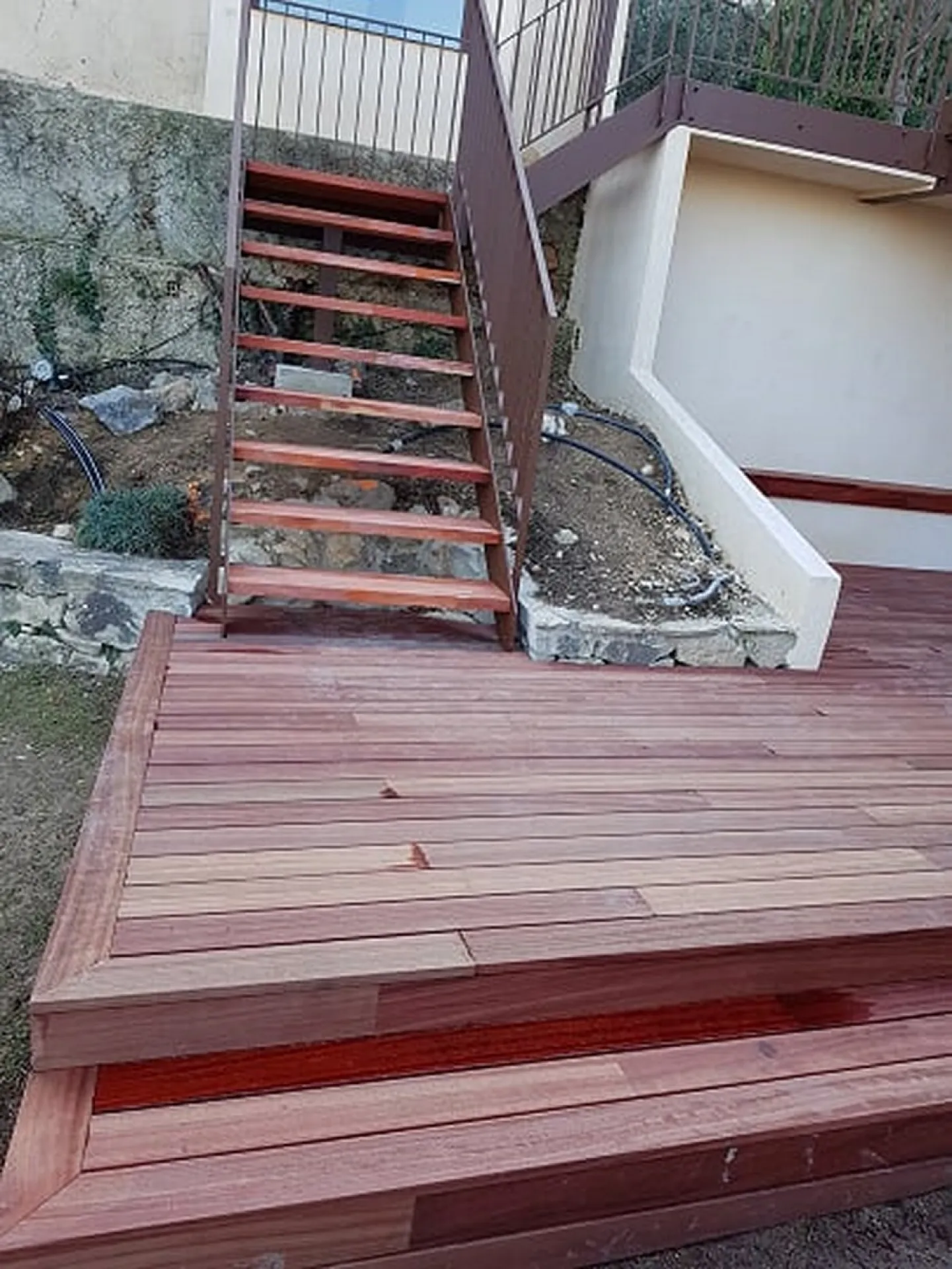 terrasse en padouck