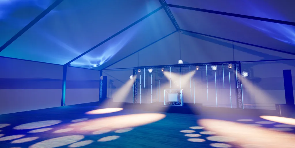 Scénographie événementielle avec plan 3D pour soirée de mariage à Marseille