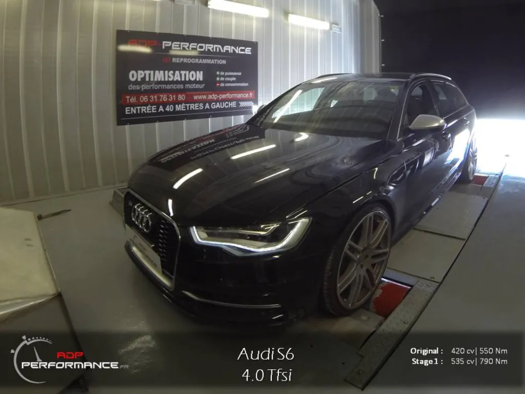 Reprogrammation moteur Audi S6 4.0 Tfsi 420