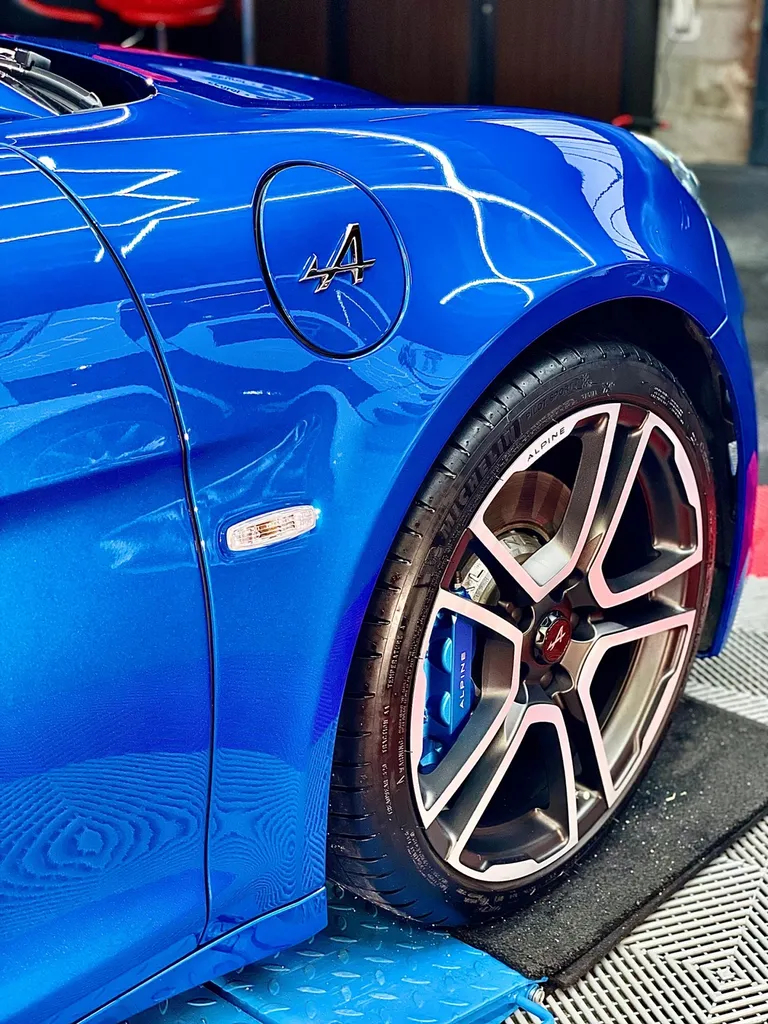 Protection carrosserie traitement céramique Renault Alpine 