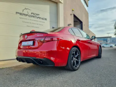 Montage silencieux tube Ragazzon Alfa Romeo Giulia 2.0 Turbo 200 2016+