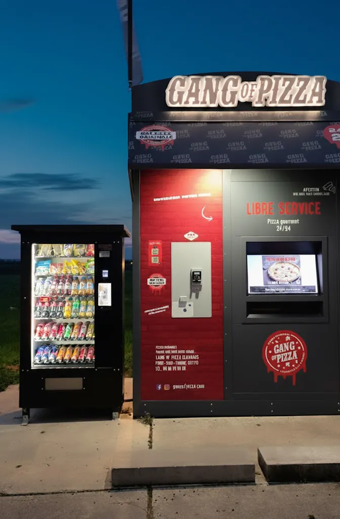 GPE 50 - Distributeur automatique snacks et boissons Gang of Pizza