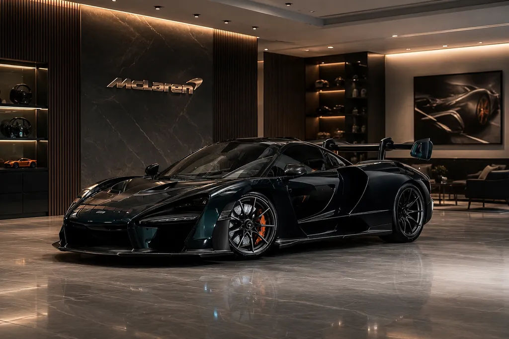 Hypercars & Supercars de luxe : mise en scène showroom premium moderne