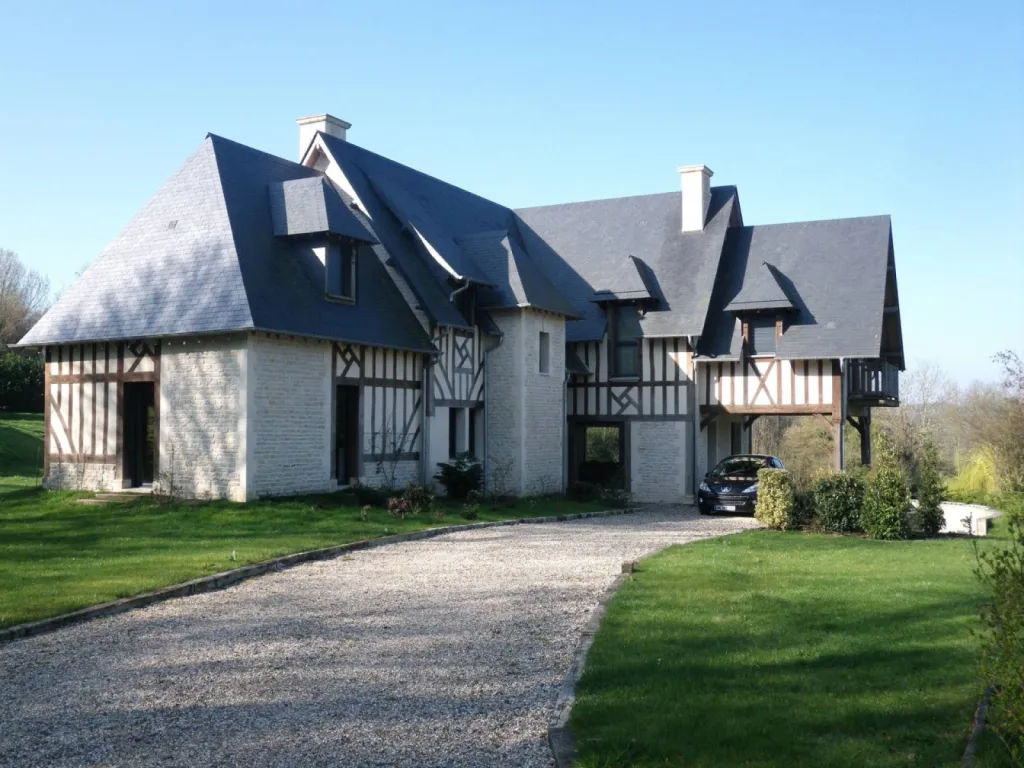 Maison d'architecte normande colombage Honfleur Calvados 14