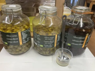 olives vertes et kalamata bio