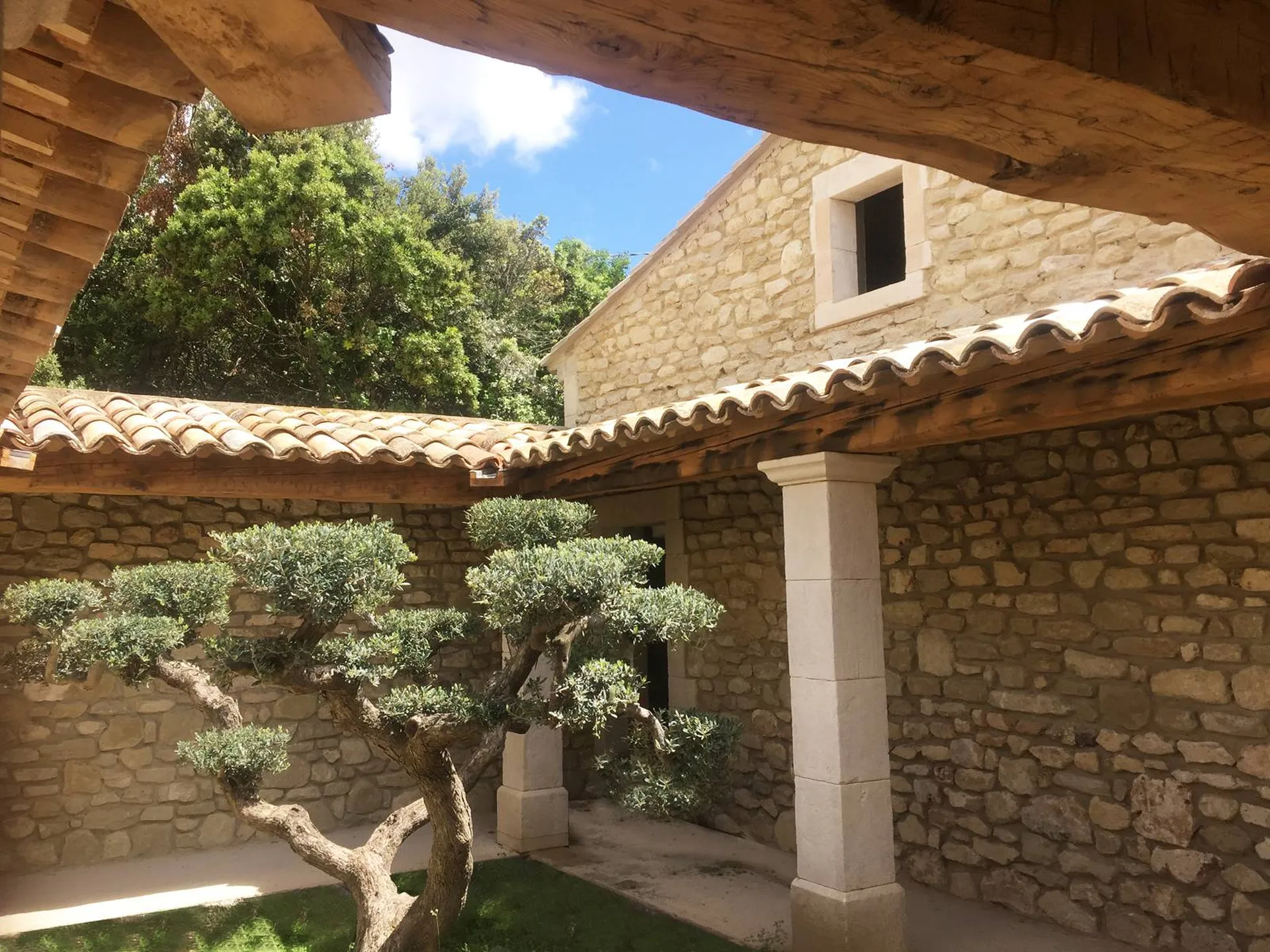Cour intérieur de Mas Provençal