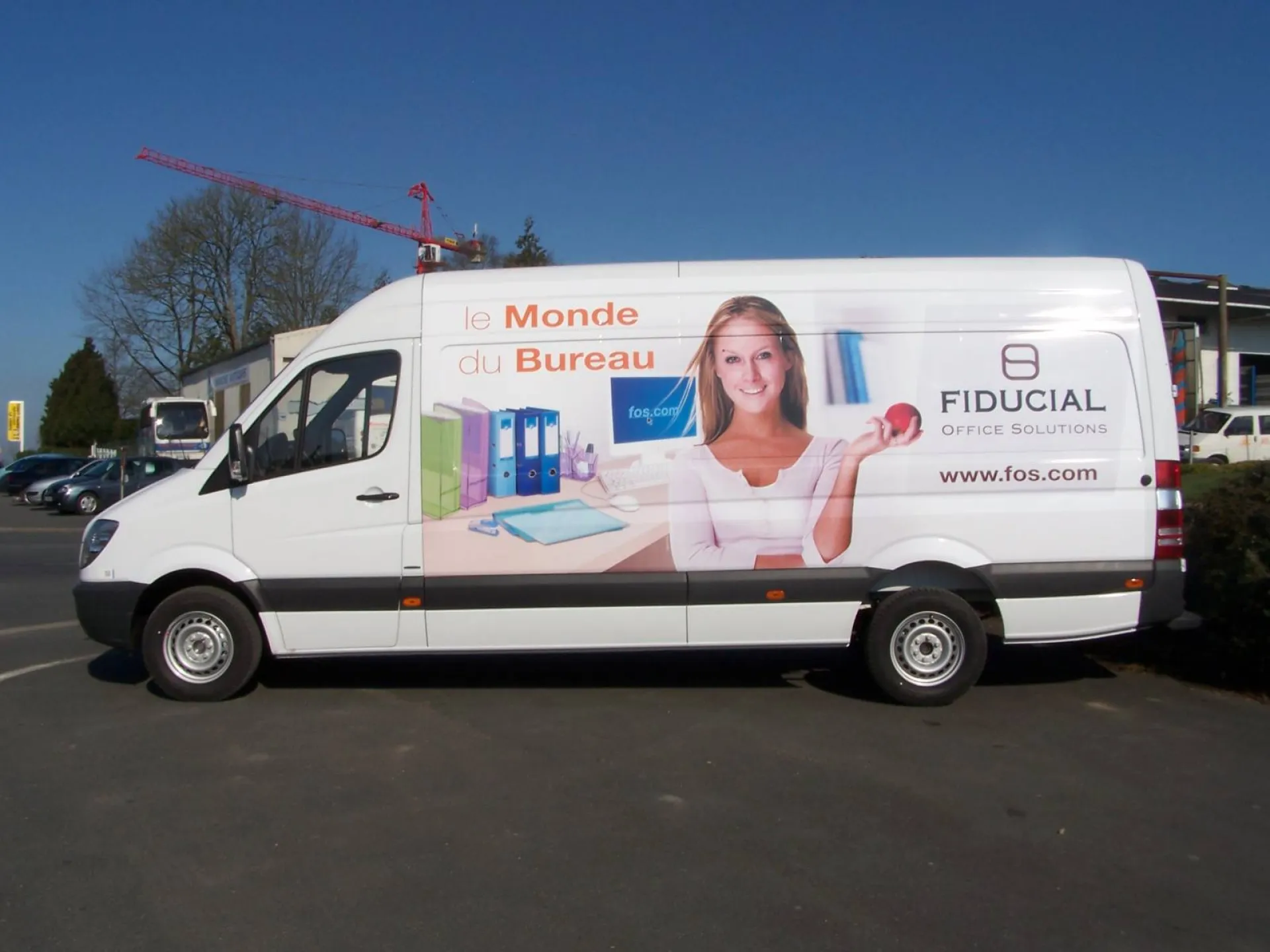 Impression marquage véhicule utilitaire fiducial camionette rhone alpes