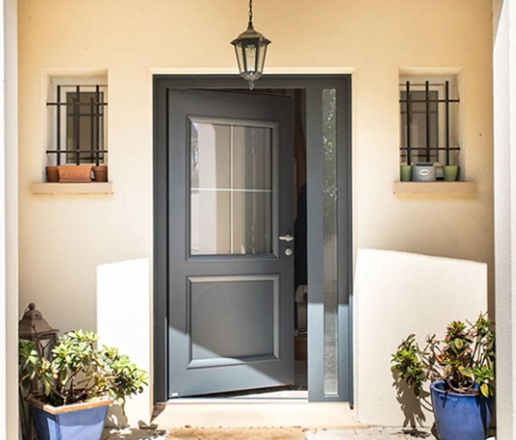 Porte d'entrée vitrée