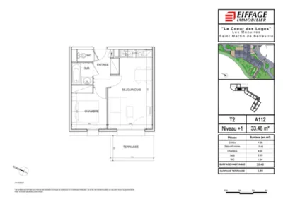 appartement T2 les menuires