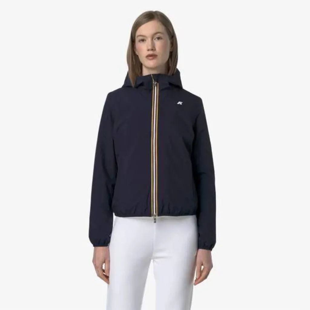Veste mi-saison Lily Stretch Poly Jersey Blue Depth – Urban Chic à Dieppe