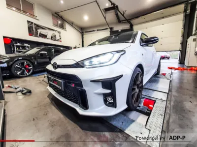 Performances Toyota Yaris GR 1.6T 261cv - Passage au banc de puissance 4 roues motrices - ADP Performance Salon de Provence