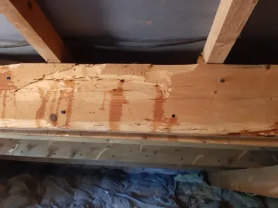 traitement de charpente par injection à la Londe les maures prés de Hyères par HCPR 