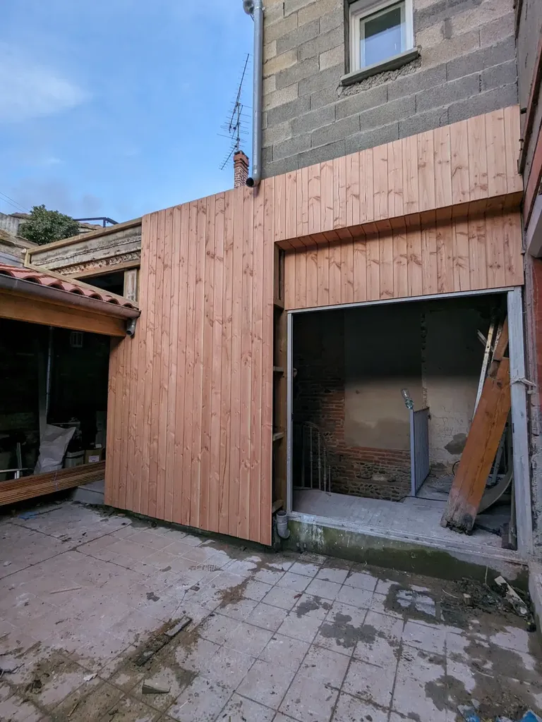 Réparation volet en bois