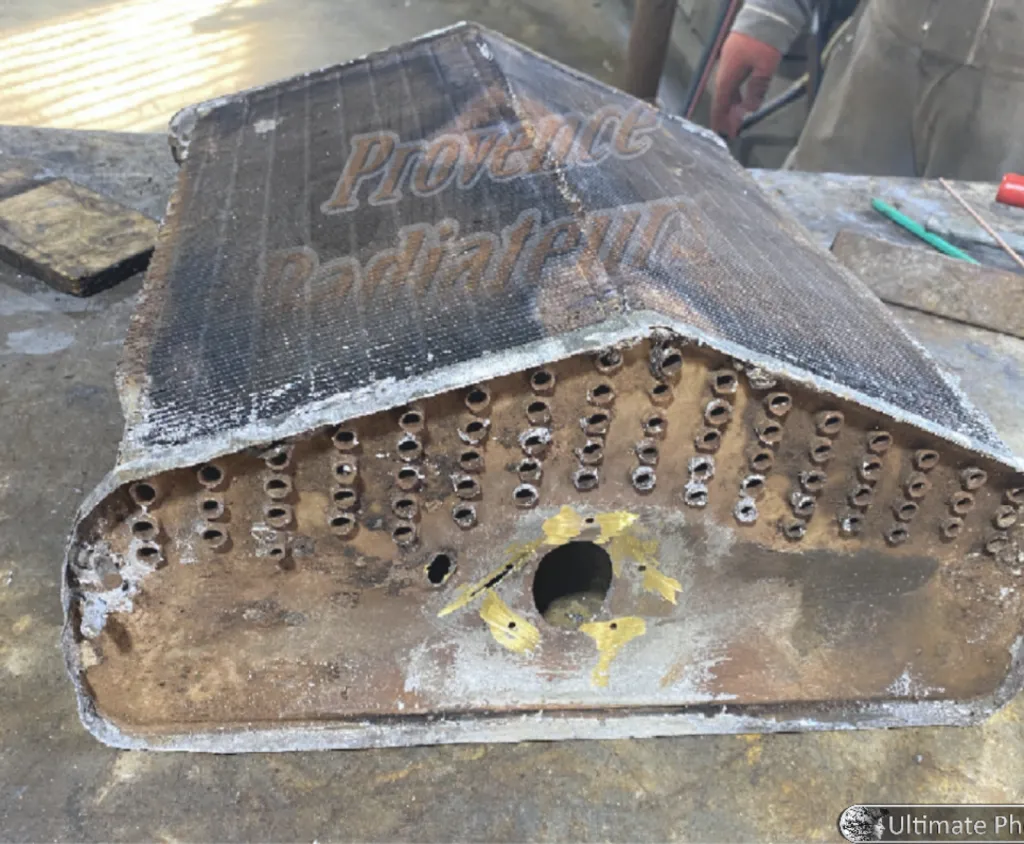 cotation de l'ancien faisceau avant fabrication au modèle.