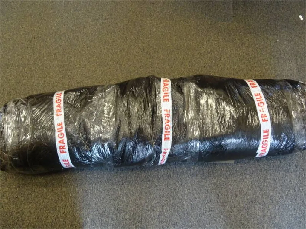 Emballage d'un grand tapis