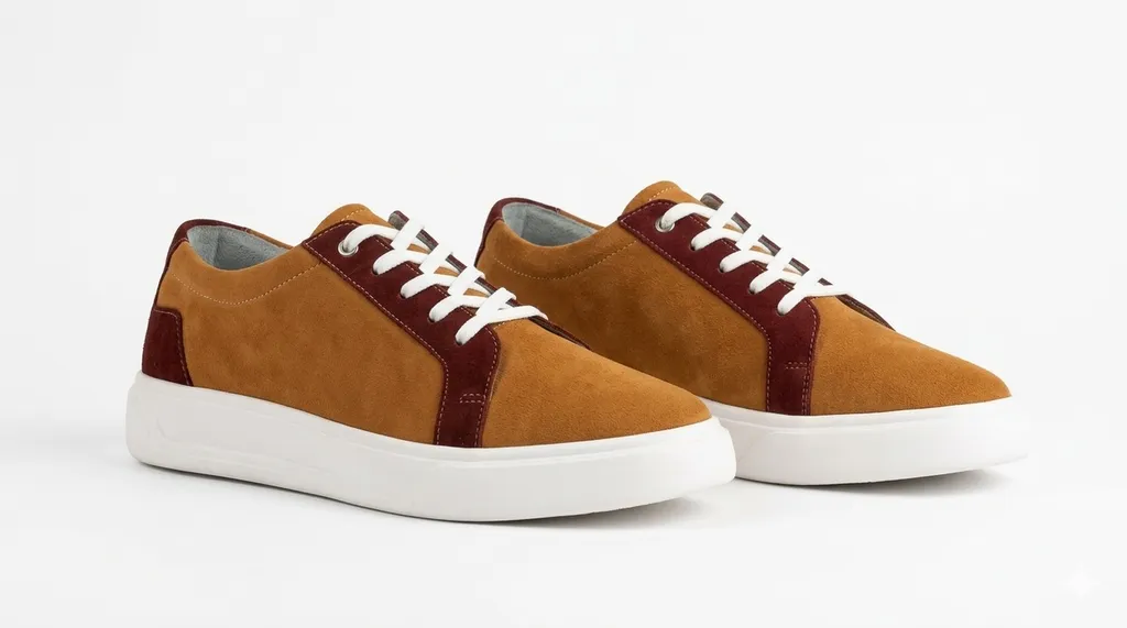 chaussures orthopédiques sur mesure de couleur marron pour patient au Havre par un podo-orthésiste CONCEPT-PODO