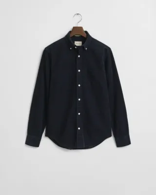 Chemise coupe regular en velours côtelé