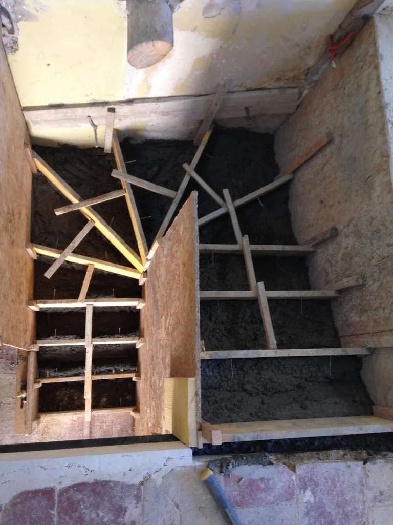 Création d'un escalier intérieur à Eyguières