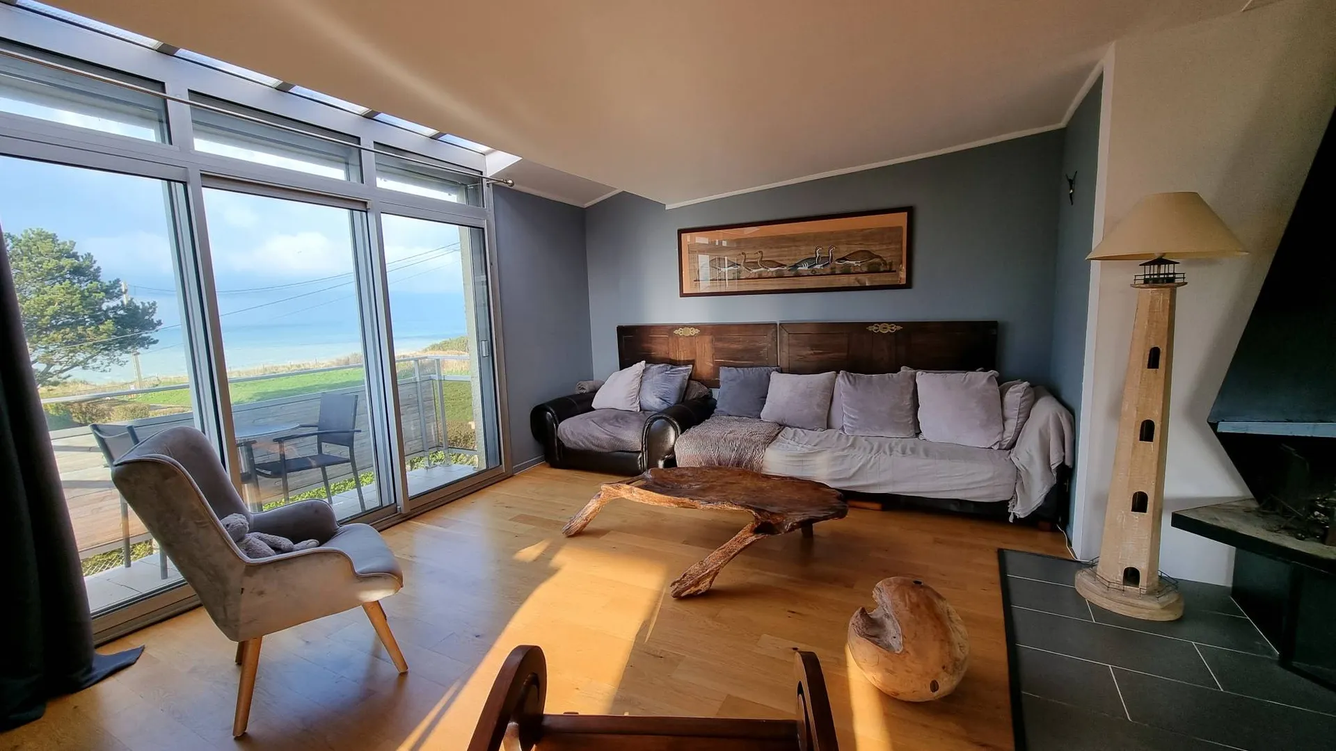 A vendre spacieuse Villa vue mer, 3 chambres, Axe Dieppe 76200 - Penly 76370 - Le Tréport 76470.