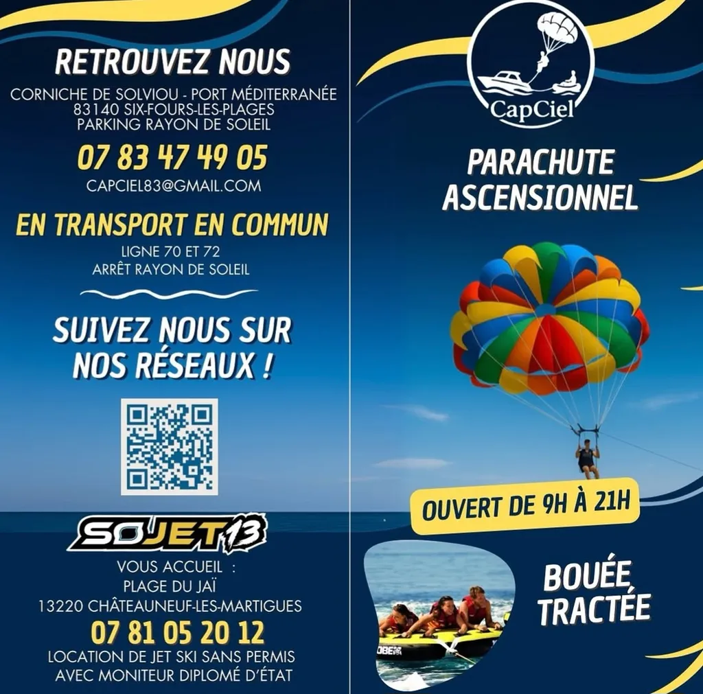 Ou réserver un tour en bouée à Sanary sur mer proche de Six fours