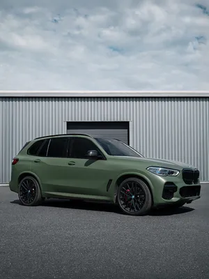 Covering complet vert Kaki mat en 3M-2080 BMW X5.