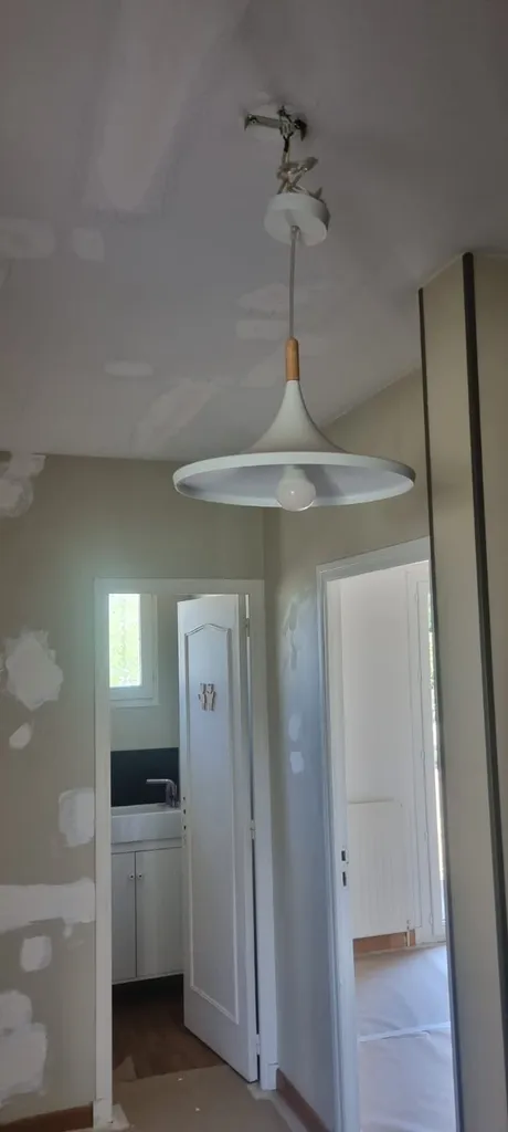 rénovation enduit peinture d'un pavillon en région parisienne