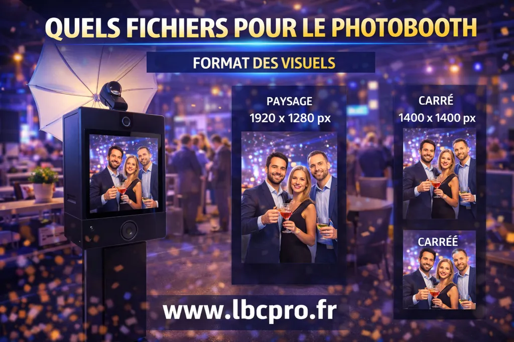 J'ai réservé un PhotoBooth chez lbc pro , quels fichiers dois-je vous envoyer ?