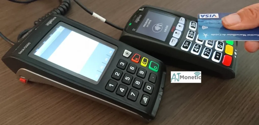 Terminal de paiement mobile Des 5000 avec pin pad IPP 315, Marseille