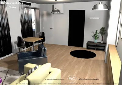 Rénovation complète et étude avec visuel d’architecte d’intérieur à aix-en-provence