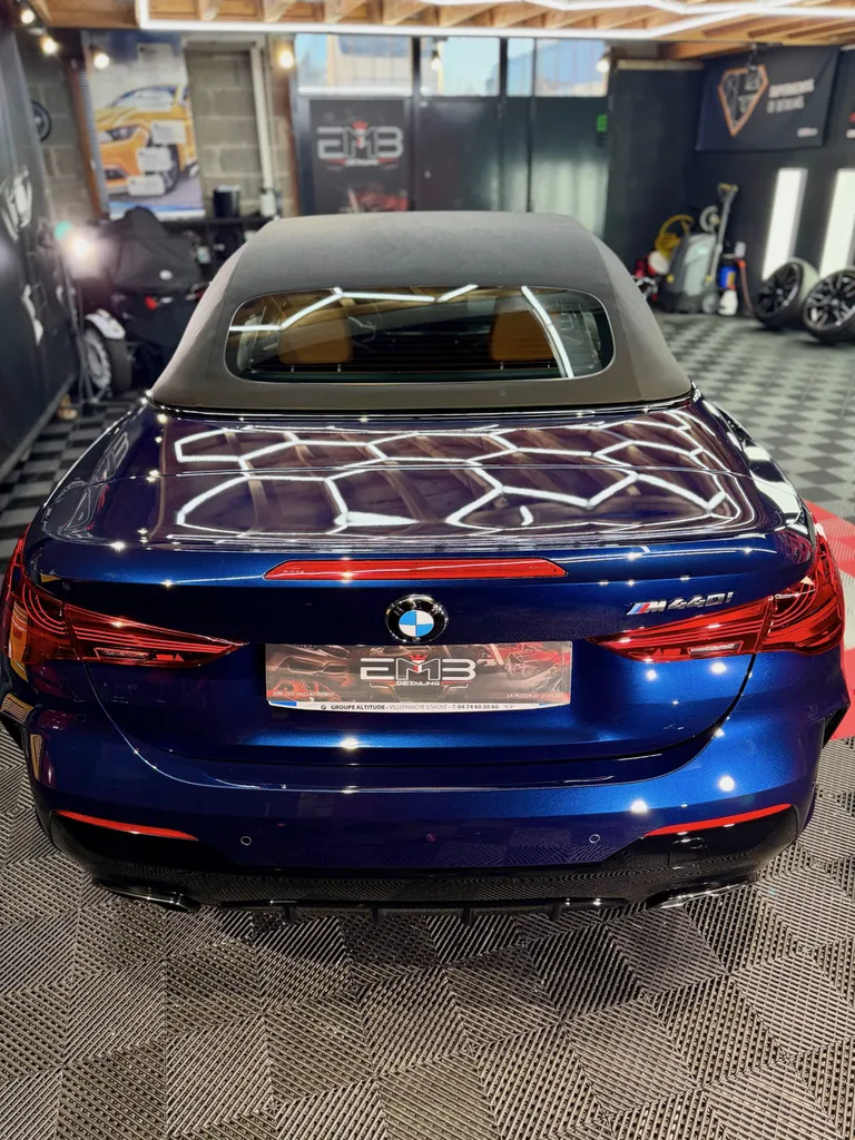 BMW 440i Cabriolet – Traitement céramique haut de gamme à Vaugneray (Ouest Lyonnais)