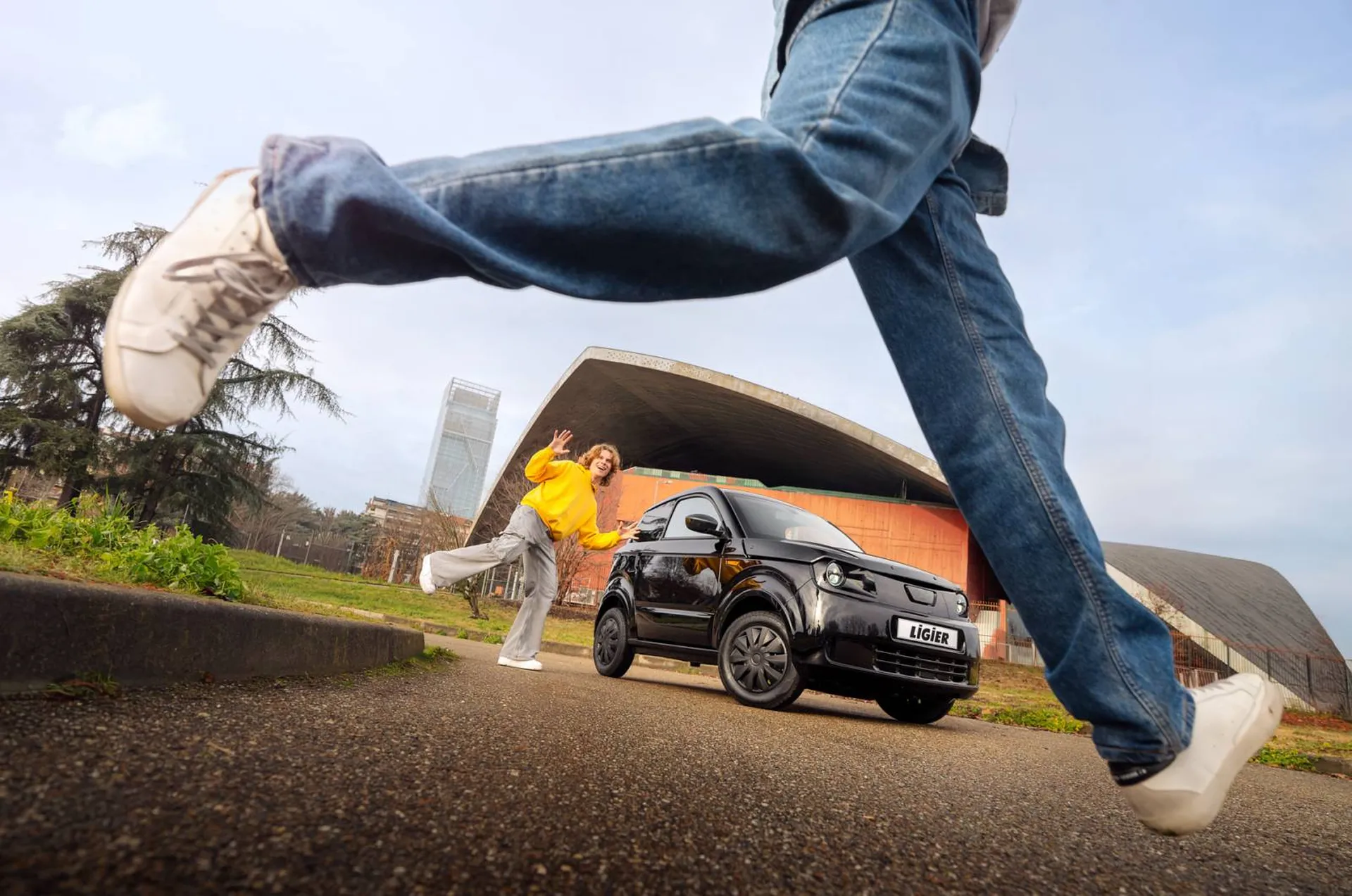 Voiture sans permis LIGIER Myli Lab à Bouc bel air