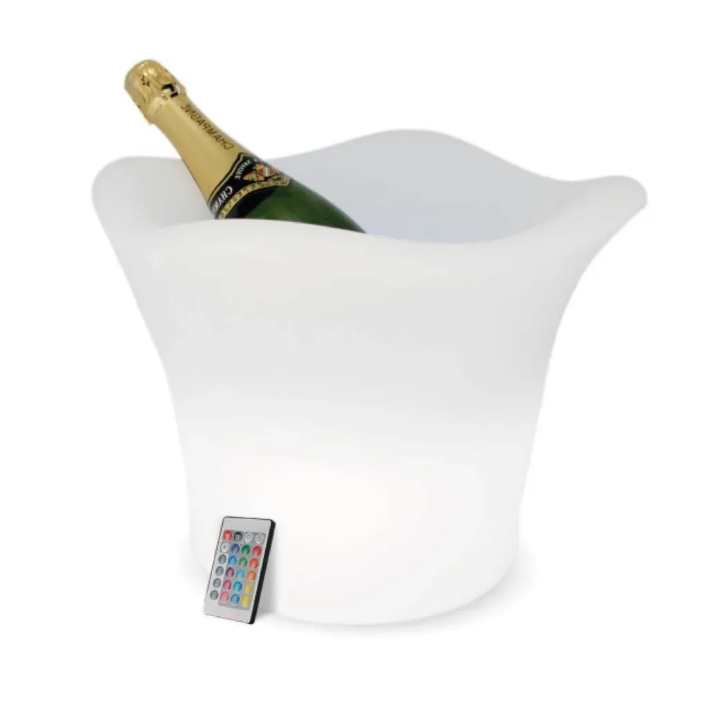 Seau à glace lumineux pour réception VIP