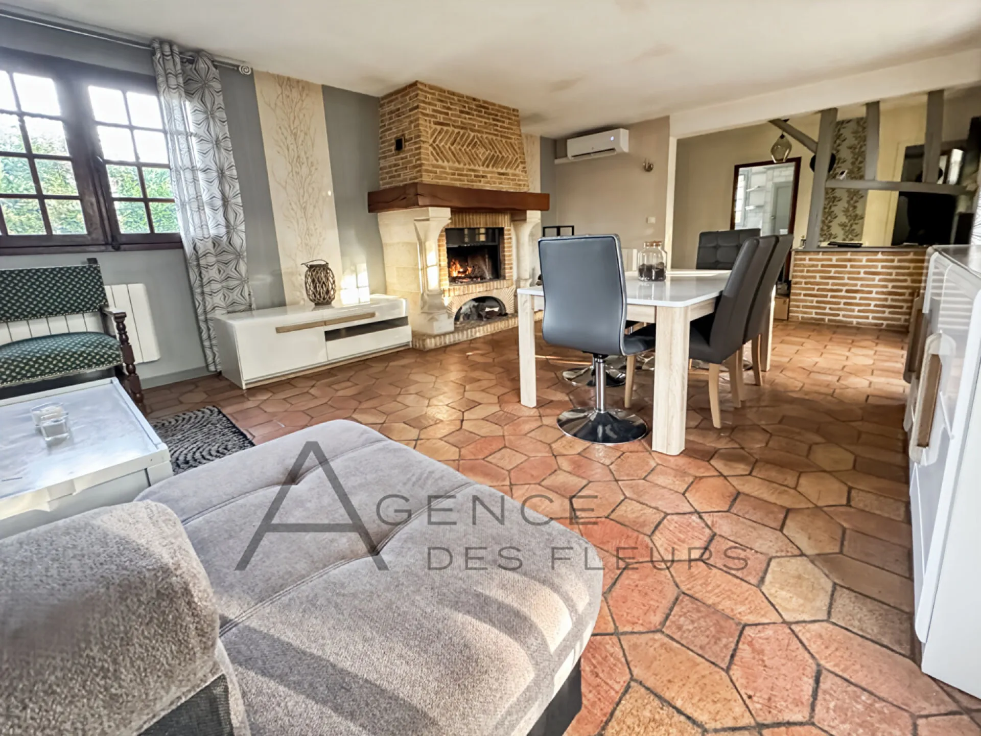 A vendre, jolie maison de 90m² sur un terrain de 2413 m² située au Bosc du Theil 27370