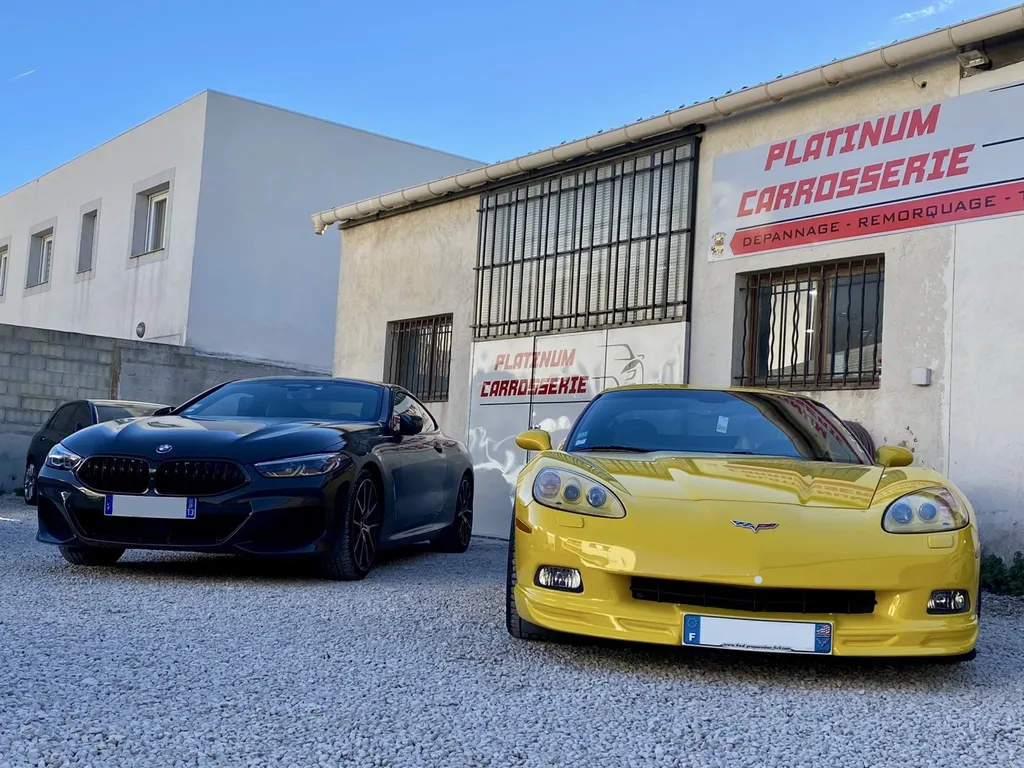  Réparation sur tout type de véhicule européen et Americain chez Platinum Carrosserie  proche de Marseille et d’Aubagne 
