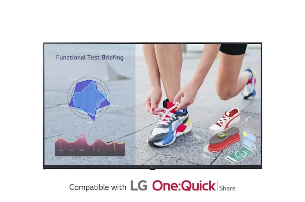 Ecran d'affichage dynamique LG pour Hôtel ou clinique