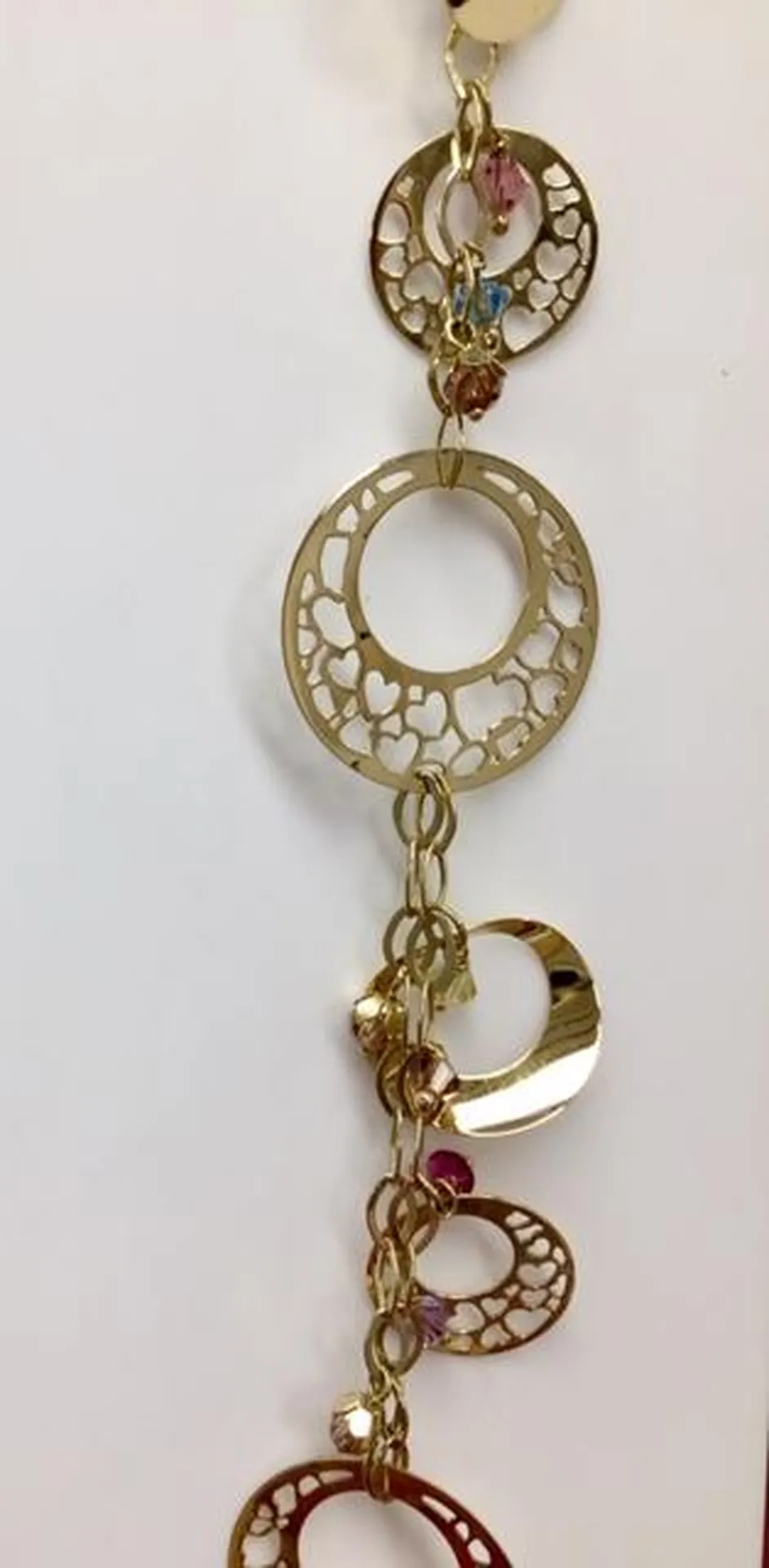 Sautoir Or 750/1000ème avec pierres Or Ligne La Hume