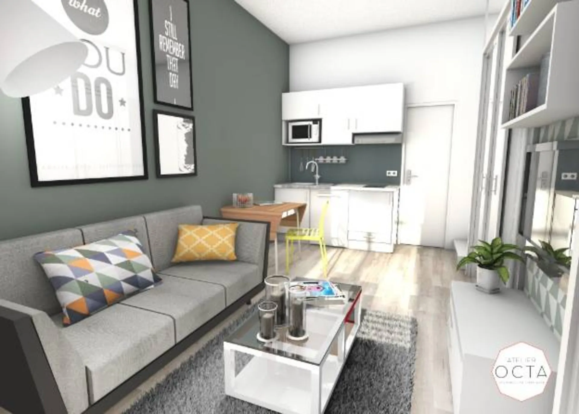 Vente d'un appartement T2 à forte demande locative au sein d'une copropriété rénovée à Lyon 8