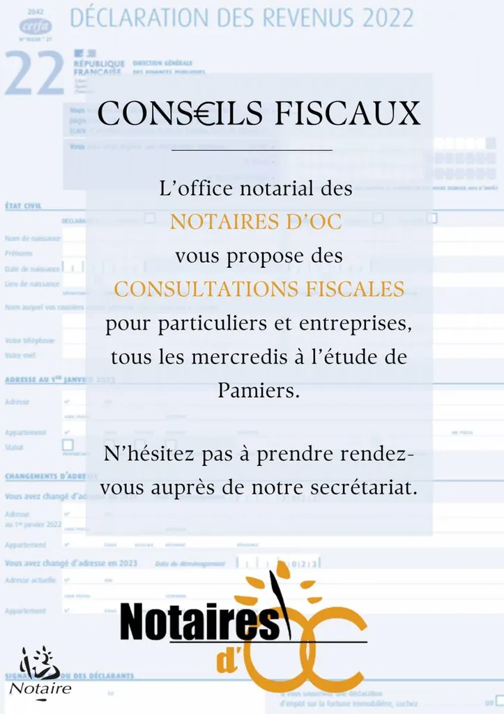 CONSEILS FISCAUX - Consultations mercredi