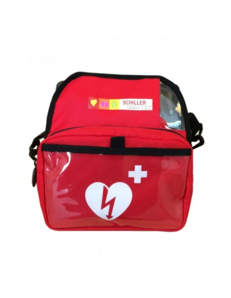 Sacoche souple rouge pour défibrillateur FRED EASY à Angers