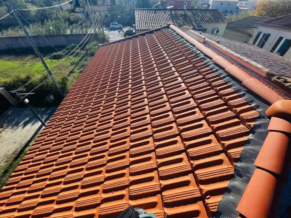 changement de toiture plate près de aix en provence fini