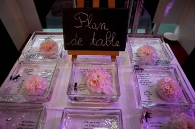 idée de theme de mariage, plan de table mariage, centres de table mariage, 