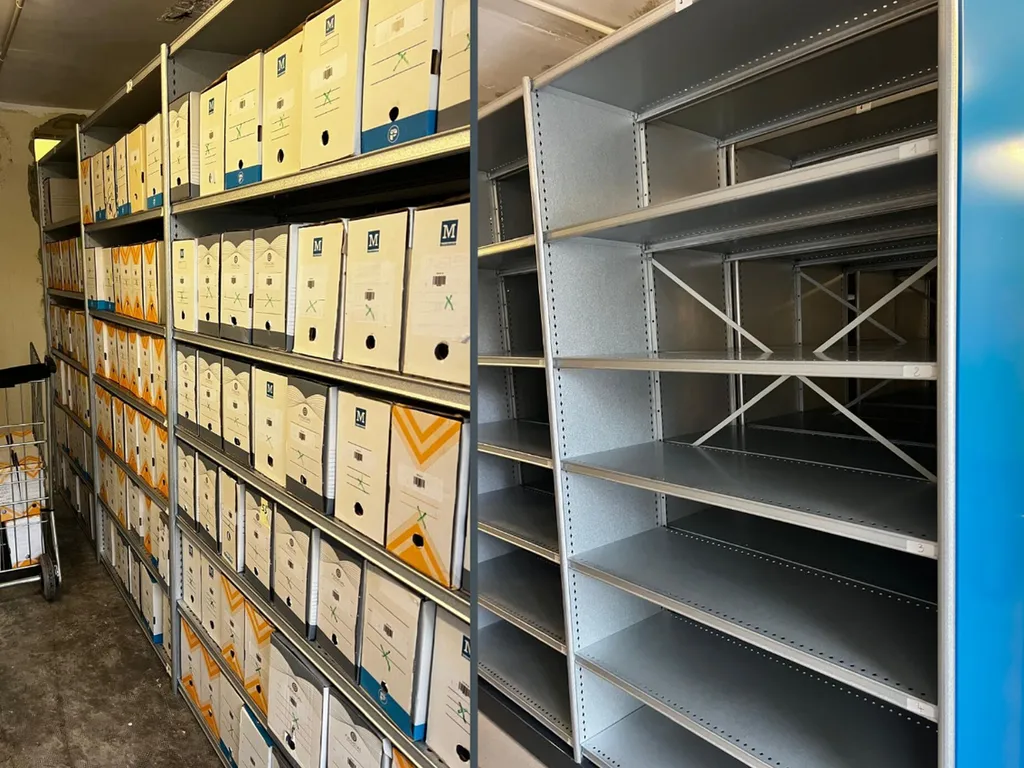 Collecte d'archives à la mairie d'Istres PACA RECYCLAGE